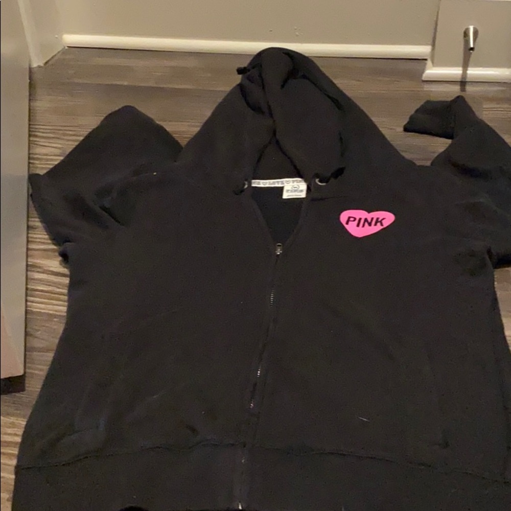 PINK black hoodie